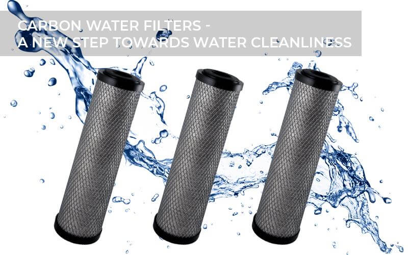 What does a carbon filter remove from water?