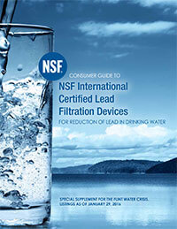 NSF international certified lead filtration devices