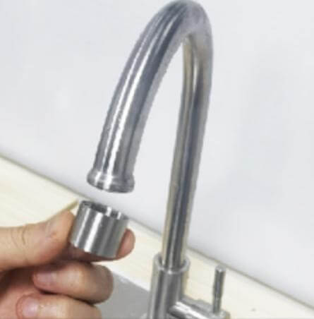 Removing the Existing Aerator from faucet